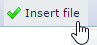 Insert file button.