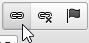 Editor link buttons, with the pointer on Link.